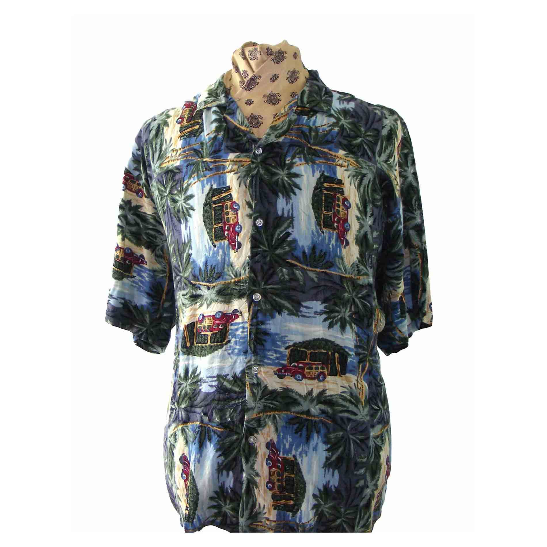90s Beach House Print shirt