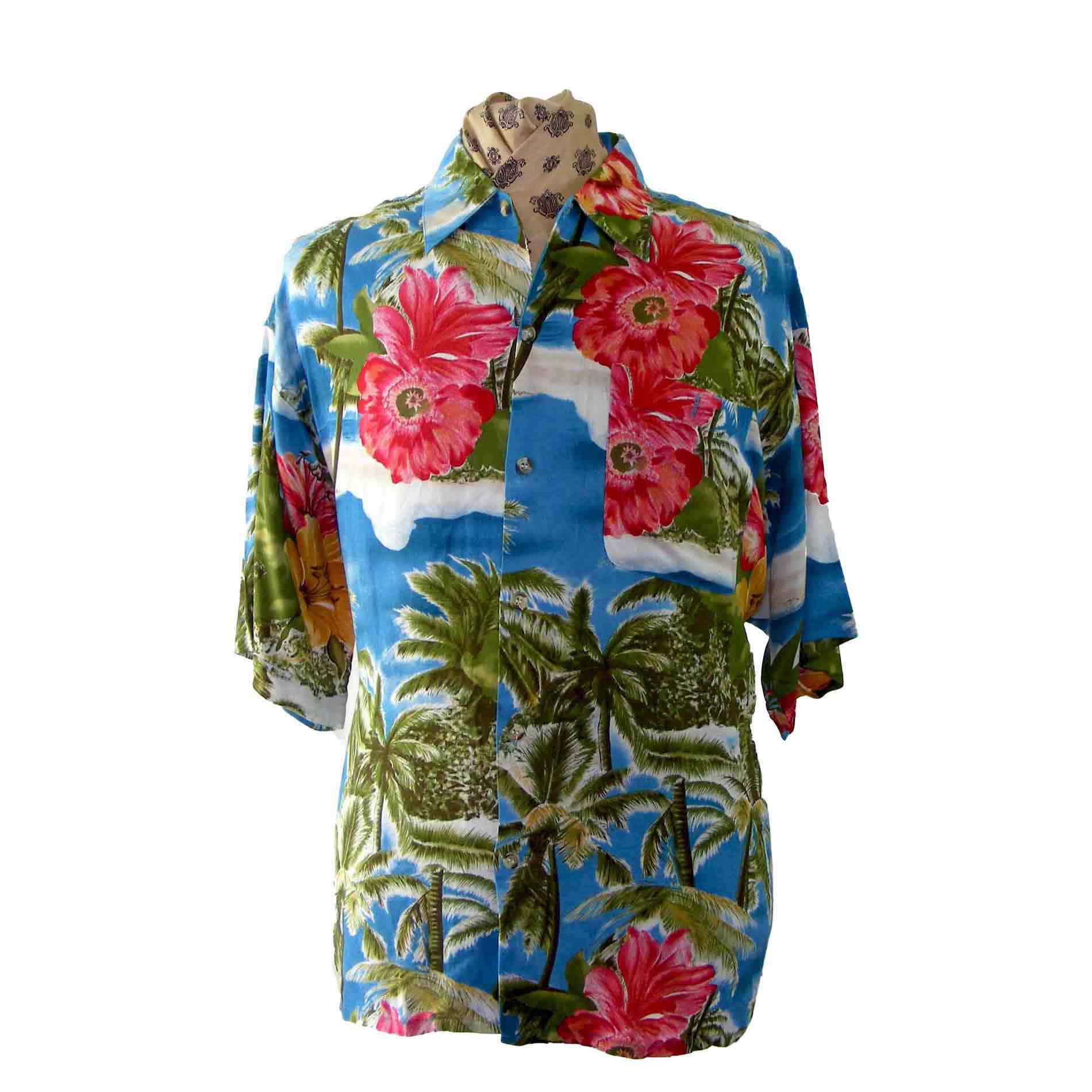 90s Cool Hawaiian Print shirt