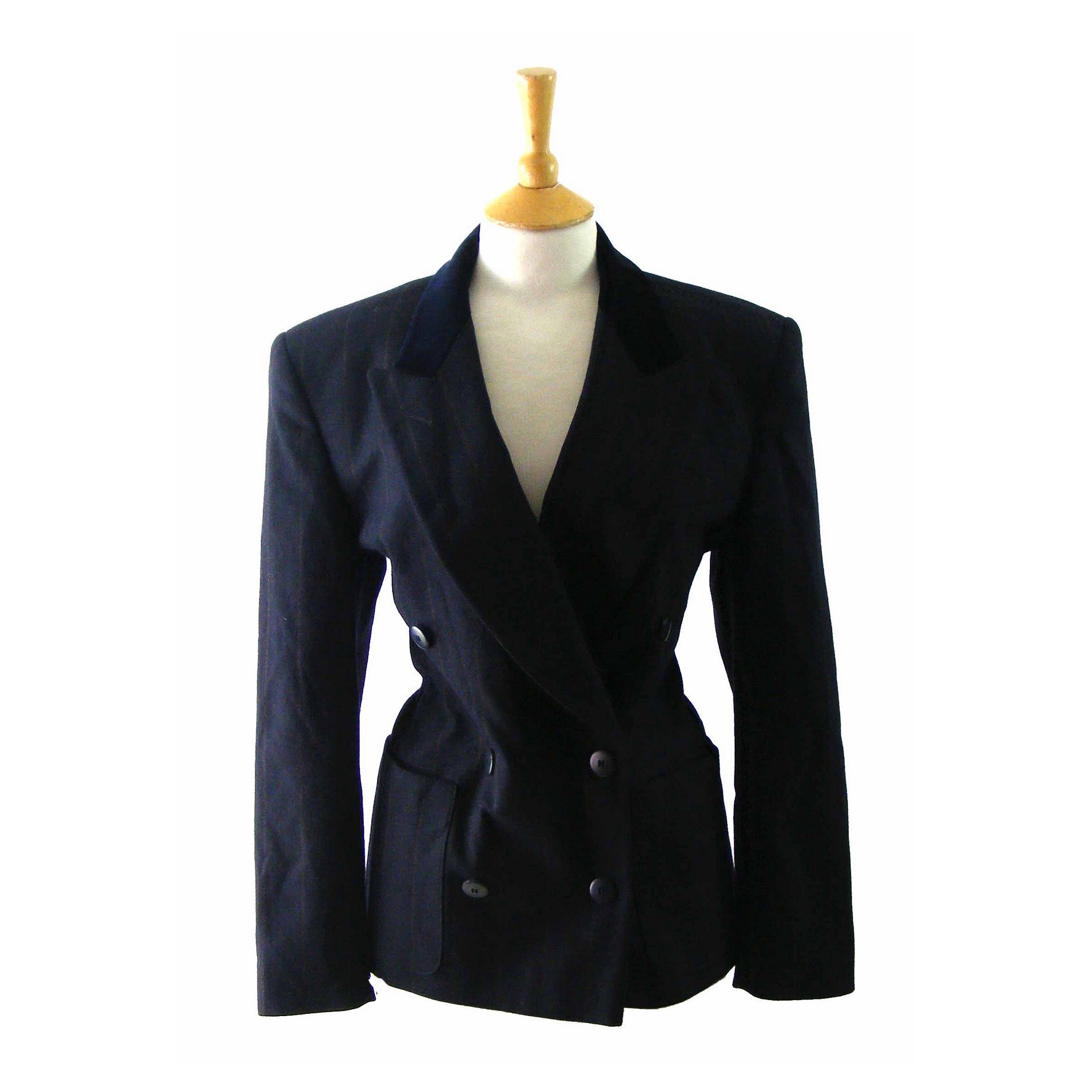 90s ESCADA Black Wool Blazer