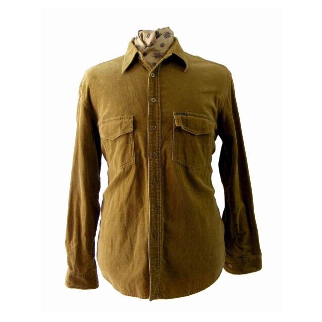 90s Mustard Corduroy Shirt