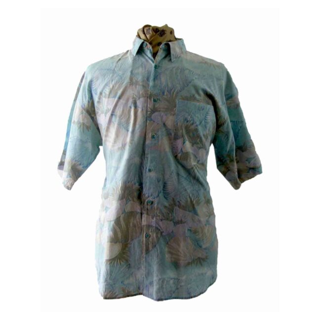 90s Tropical Marine Print shirt