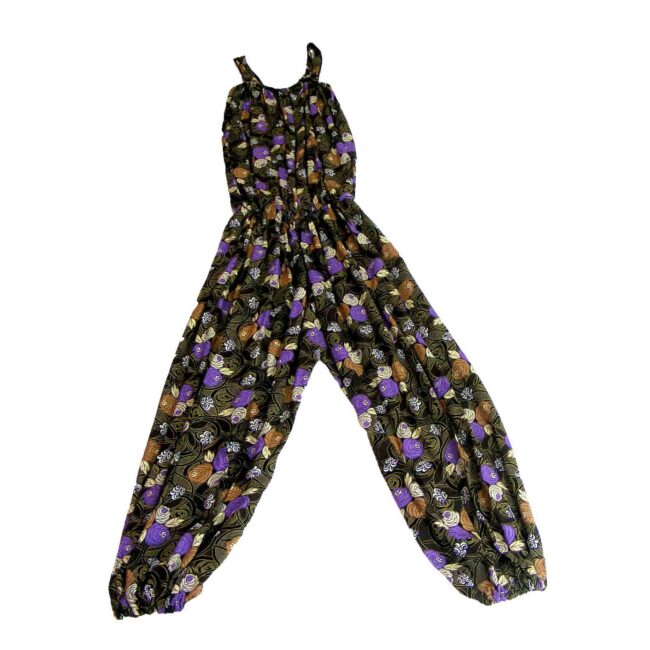 90s floral print playsuit - 8