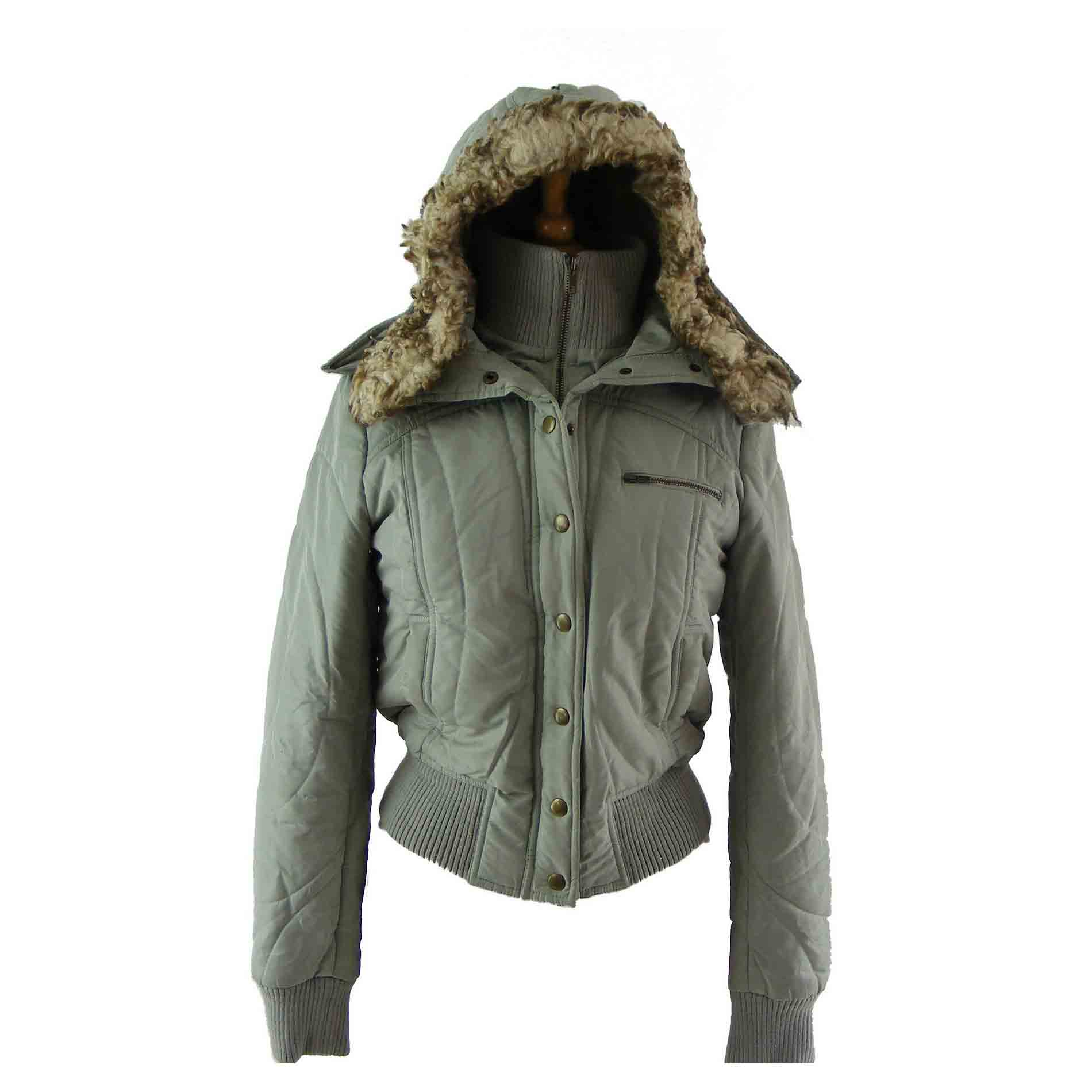 90s grey ski jacket Blue 17 Vintage Clothing