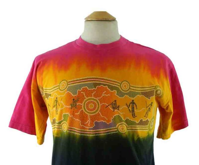 Aboriginal Tie Dye T shirt - Image 2