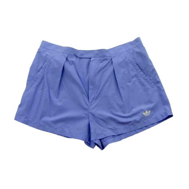 Adidas Lavender Shorts - Blue 17 Vintage Clothing