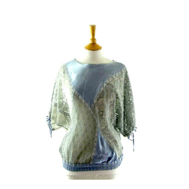 Antique style 80s blouse