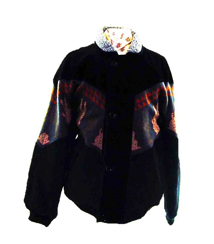 Aztec Bomber Jacket Mens - UK Size XL 