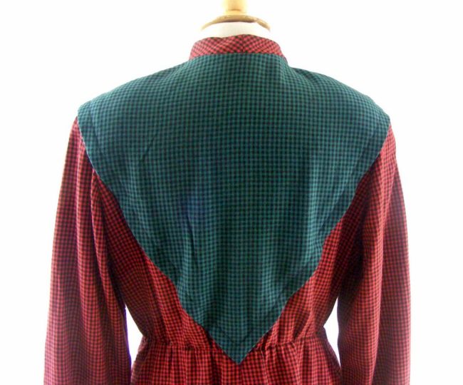 80s Checked Multicolored Dress - 12 - Image 3
