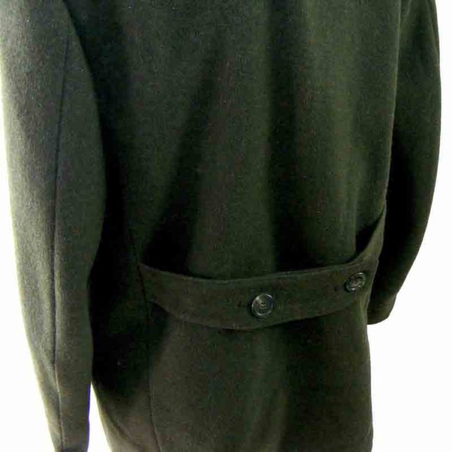 60s Mens Green Pea Coat - Image 3
