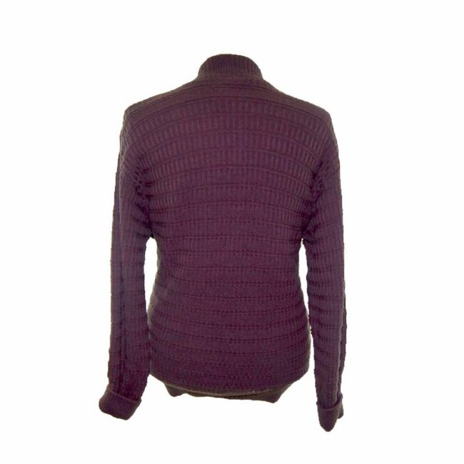 80s Brown Suede Italian Mens Button Up Cardigan - XL - Image 2