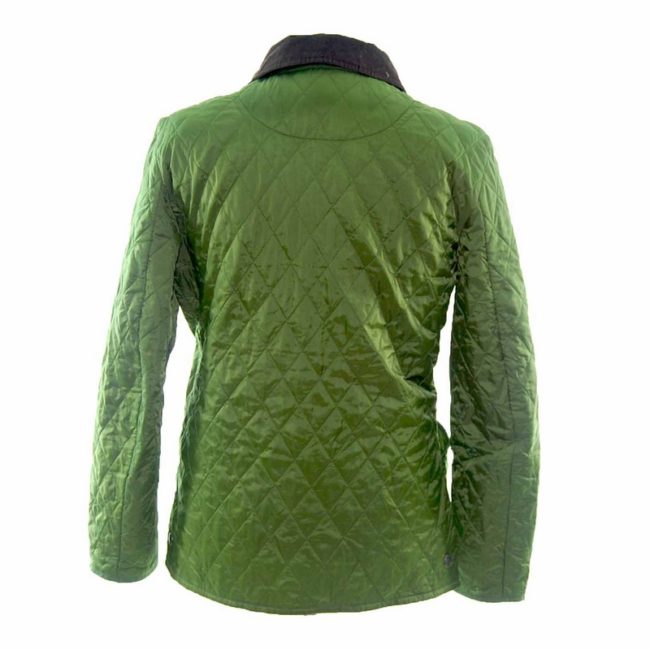 Barbour Mens Green Diamond Quilted Jacket - M - Image 2