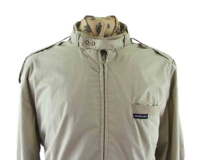 Beige Members Only Jacket - Image 2