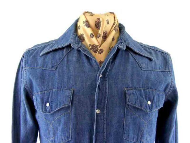 Big Mac Denim Western Shirt - Image 2