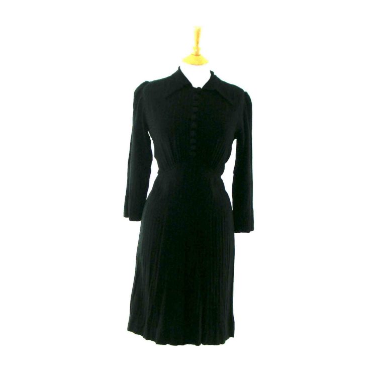 Black 40s dress