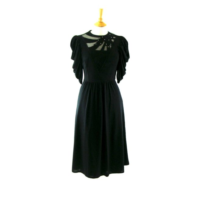 Black 80s Evening dress