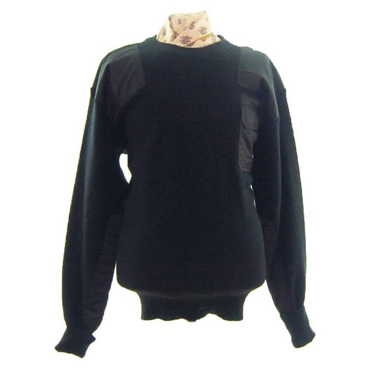 Black Military Jumper