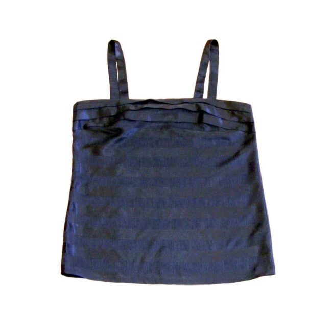 Black striped camisole top - 8