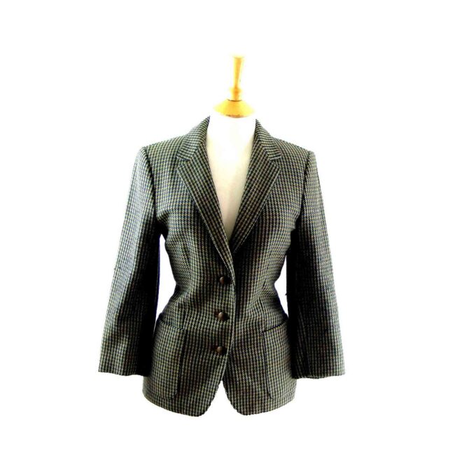 Black and white tweed jacket