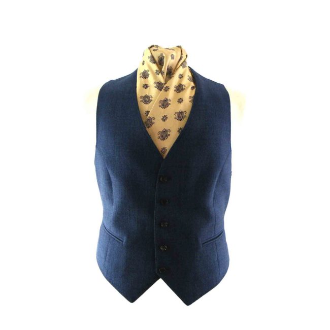 Blue 60s waistcoat