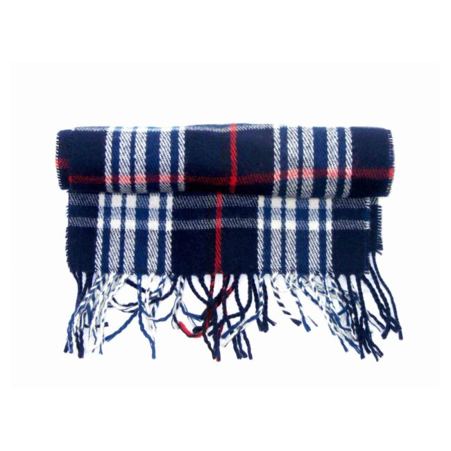 Blue Tartan Scarf