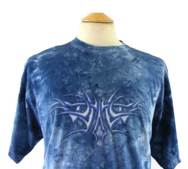 Blue Tie Dye T shirt - Image 2