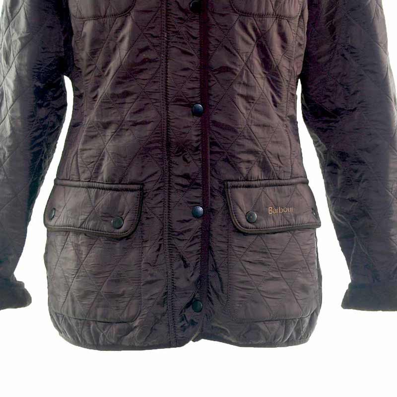 barbour quilted jacket brown