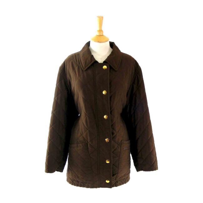 Burberry Brown Quilted Jacket