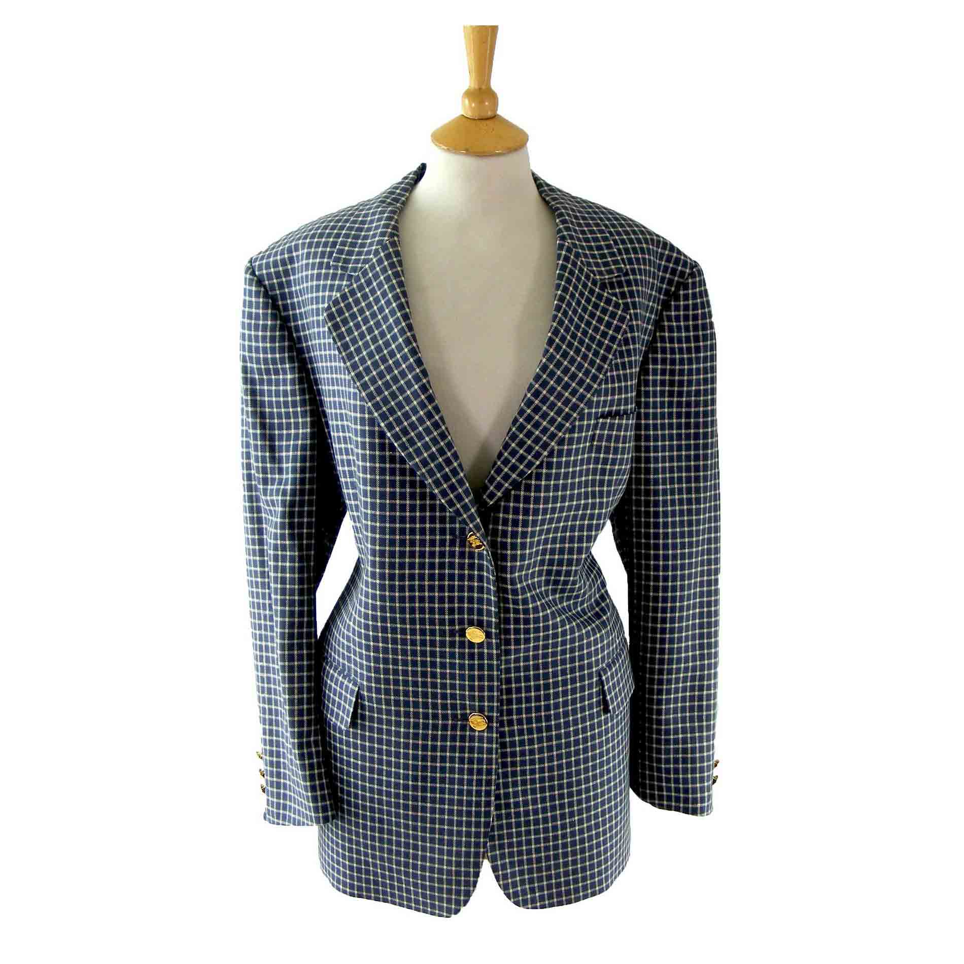 burberry blue blazer