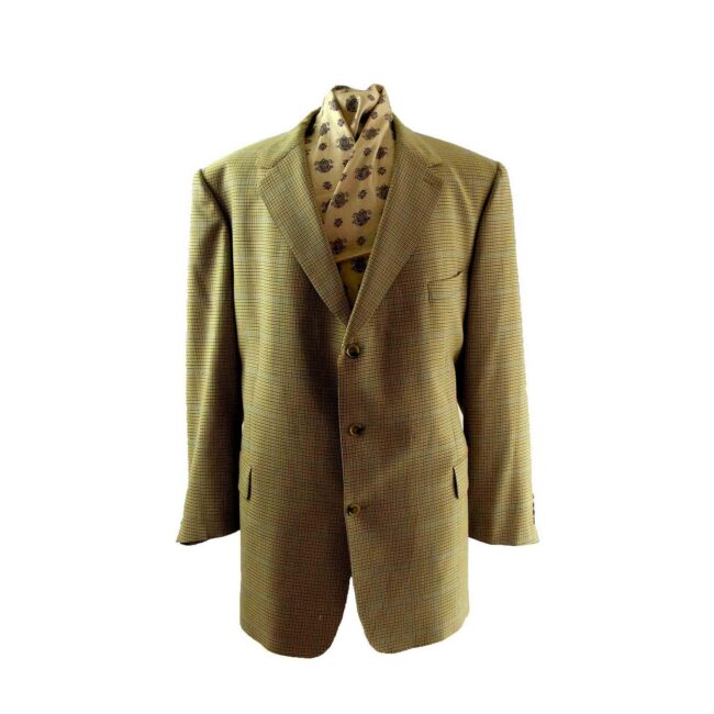 Burberry checked yellow jacket