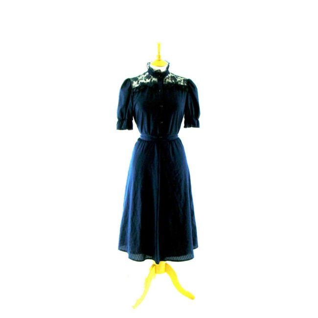 Catalina blue 80s dress