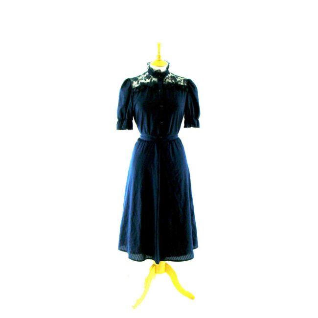 Catalina blue 80s dress