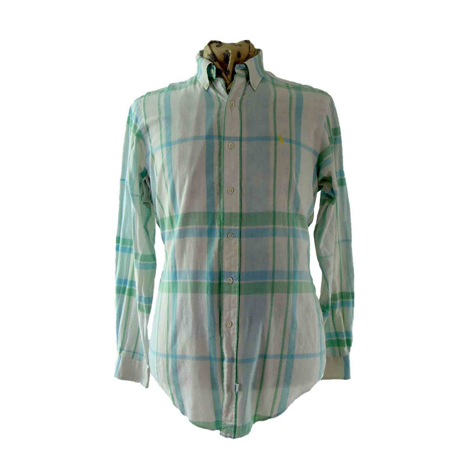 Checked Ralph Lauren shirt - Blue 17 Vintage Clothing