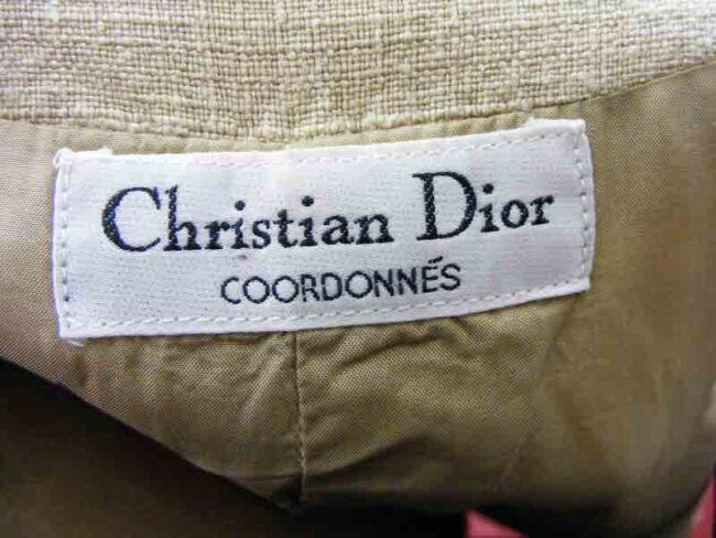 Christian Dior 80s Linen Suit - Image 3