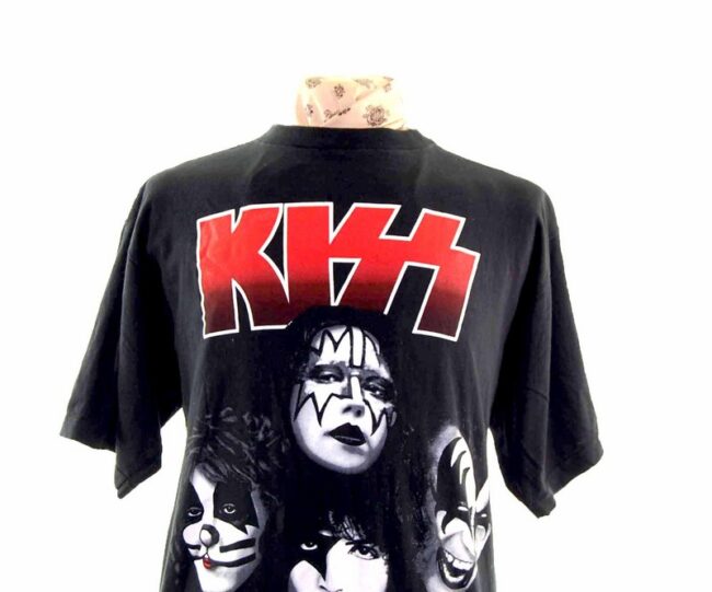 90s KISS Alive Worldwide 96 97 Rock Tee Shirt Tee - L - Image 2