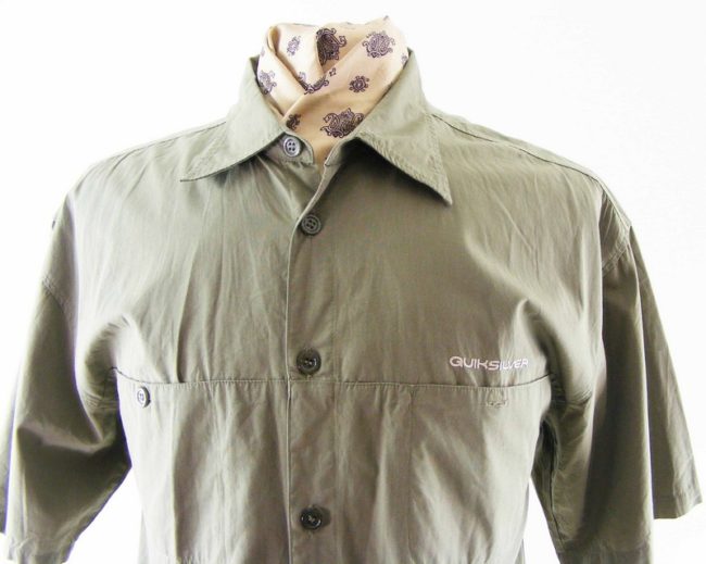 Quicksilver Guayabera Style Shirt - XL - Image 2