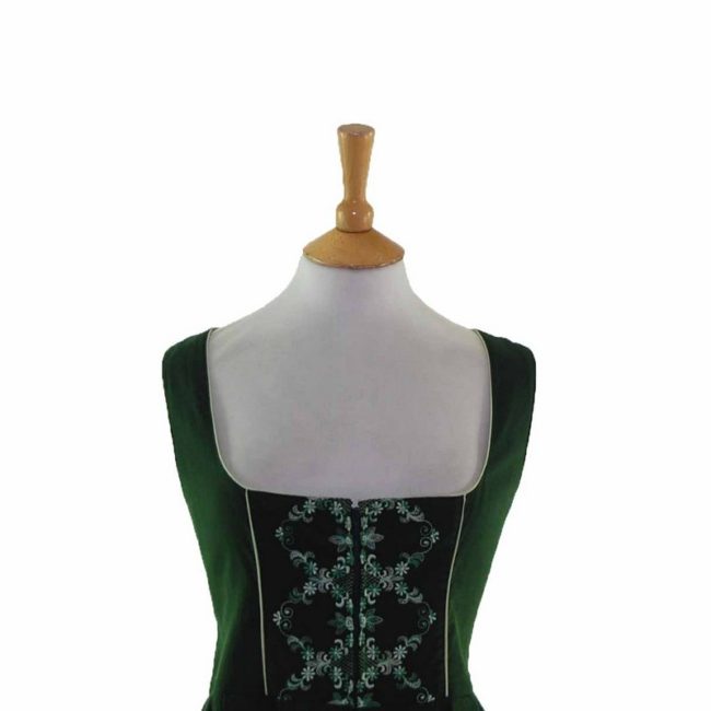 60s Embroidered Dirndl Dress - 12 - Image 2