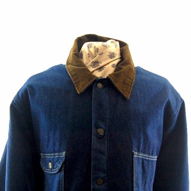 KEY Brand 4 Pocket Denim Blanket Lined Work Jacket - 3XL - Image 2