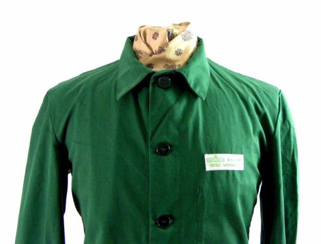 70s Three Quarter Green Workwear Jacket - L - Image 2