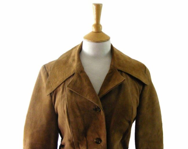 70s Womens Suede Jacket - 12 - Image 2