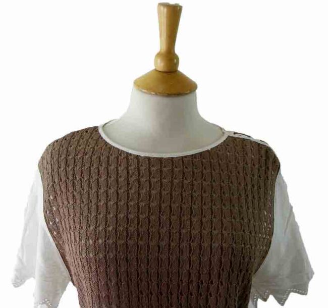 80s Brown Ladies Top - 12 - Image 2