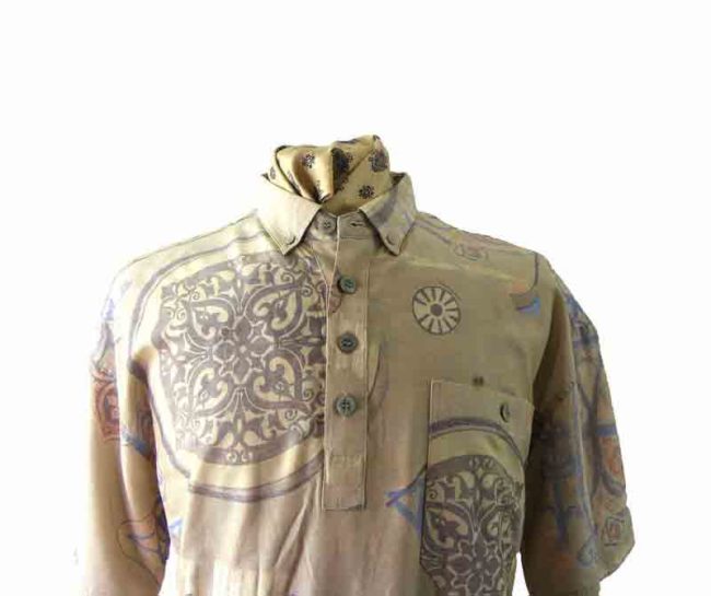 80s Cool Printed Casual shirt - XL - Image 2