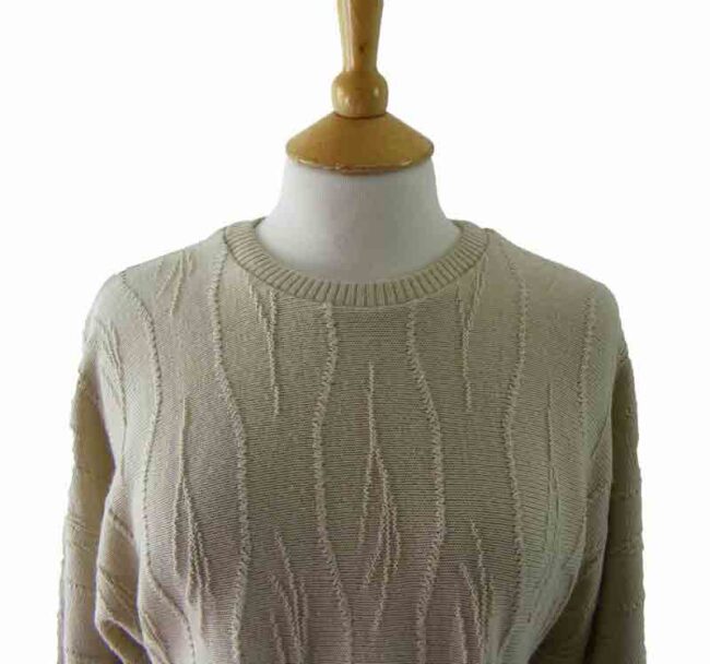 80s Cream Colored Top - 12 - Image 2