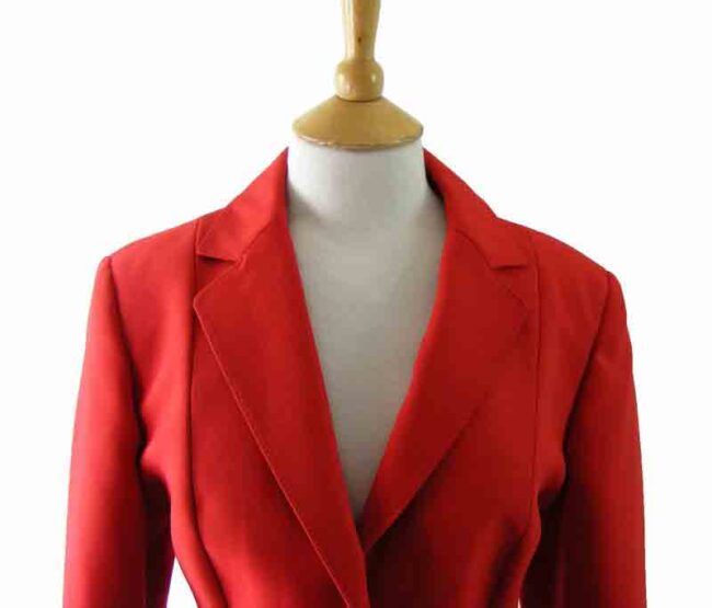 80s Ladies Red Blazer - 12 - Image 2