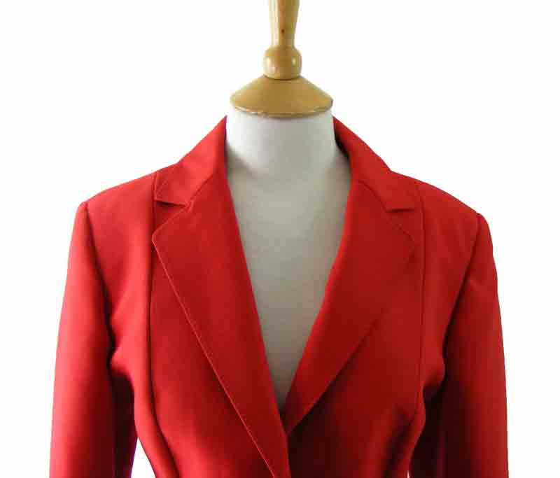 80s red blazer