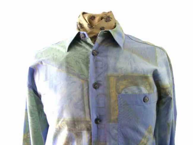 80s Letter Print Shirt - XL - Image 2