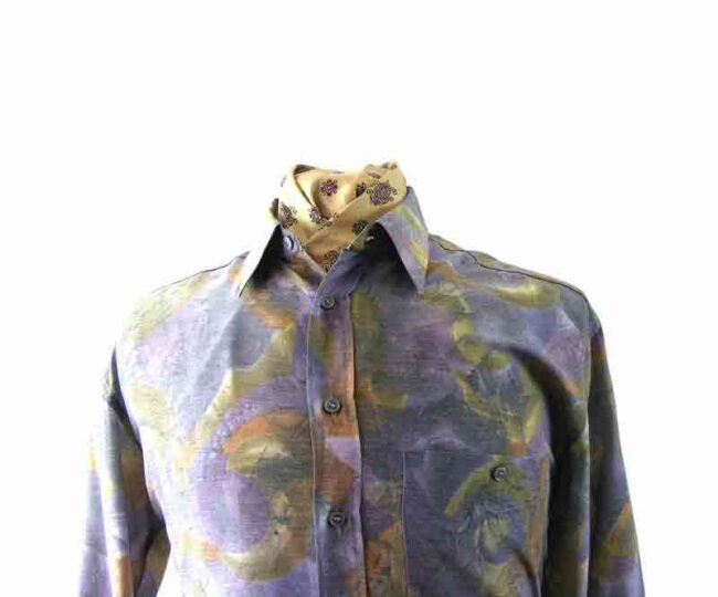 80s Multicolored Casual Shirt  - M - Image 2