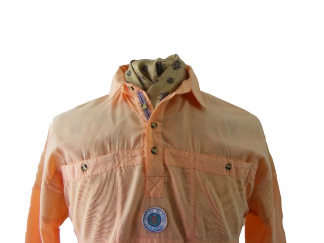 80s Orange Casual Shirt - S - Image 2