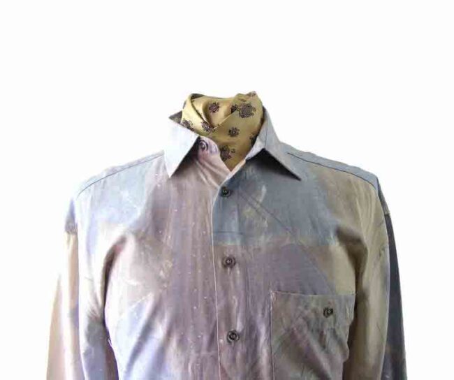 80s Patterned Multicolored Shirt - M - Image 2