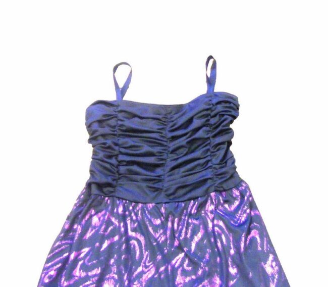 80s Purple Metallic Jump suit - 8 - Image 2