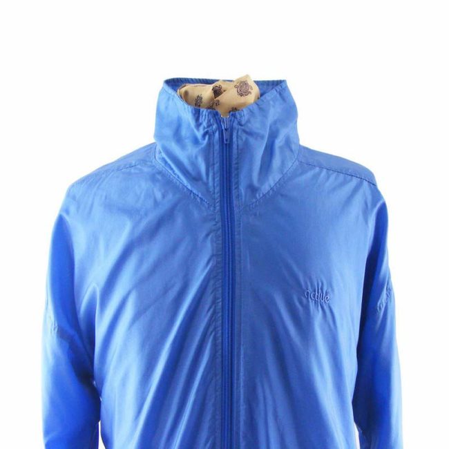 80s Sky Blue shell suit top - L - Image 2